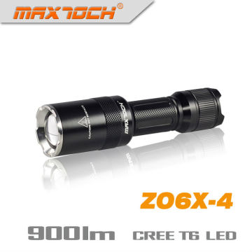 Maxtoch ZO6X-4 cris se concentrant Zoom lampe de poche Led